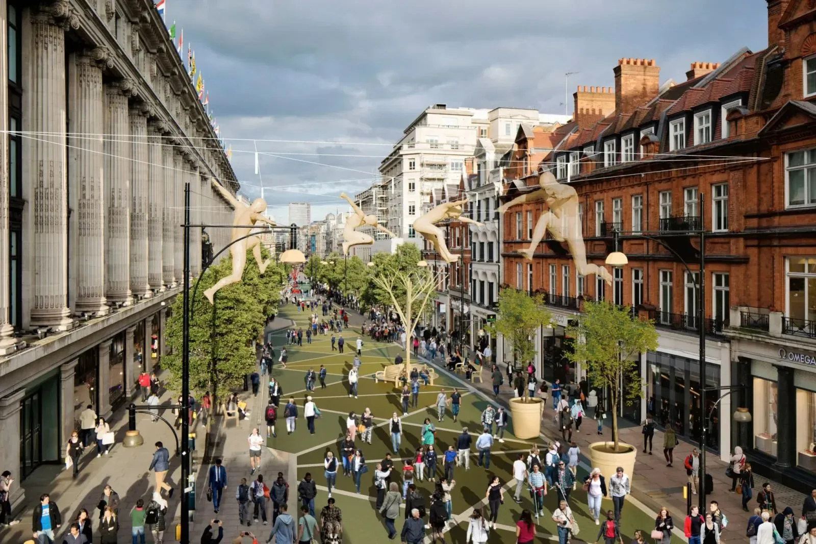 Early concept for Oxford Street